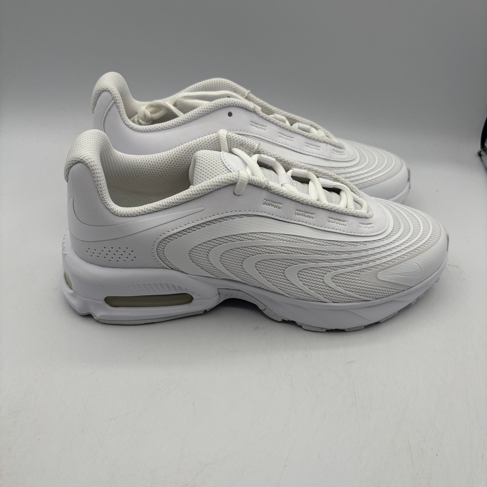 Nike Air Max Fire Shoes Women Size 9 White White-Black Running DQ4512-100